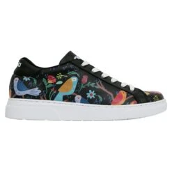 Ace Sneakers - Flowers & Birds BLACK -DOGO Trend Rabattwelt ace sneakers flowers birds black5