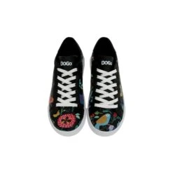 Ace Sneakers - Flowers & Birds BLACK -DOGO Trend Rabattwelt ace sneakers flowers birds black9
