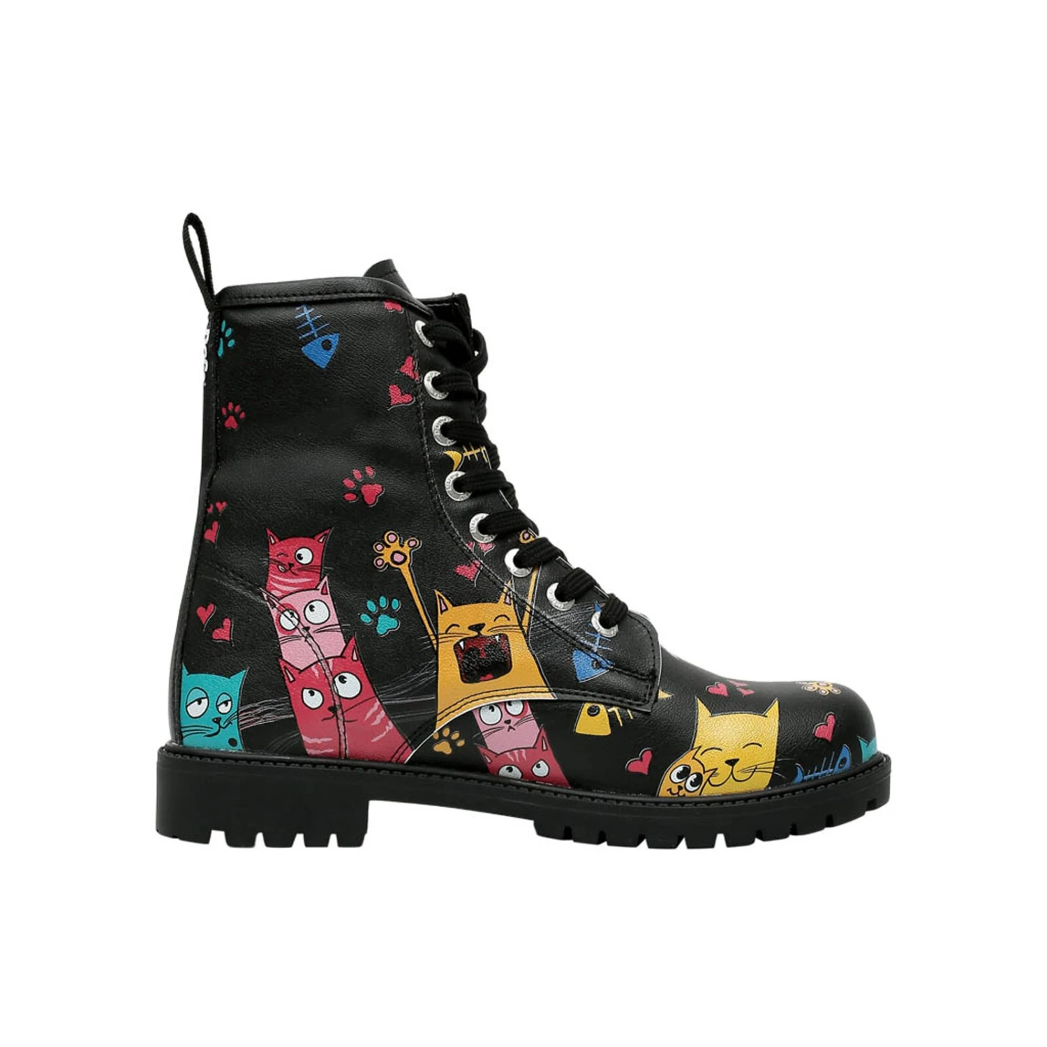 DOGO Boots - Cat Lovers BLACK 1 DOGO Boots - Cat Lovers BLACK
