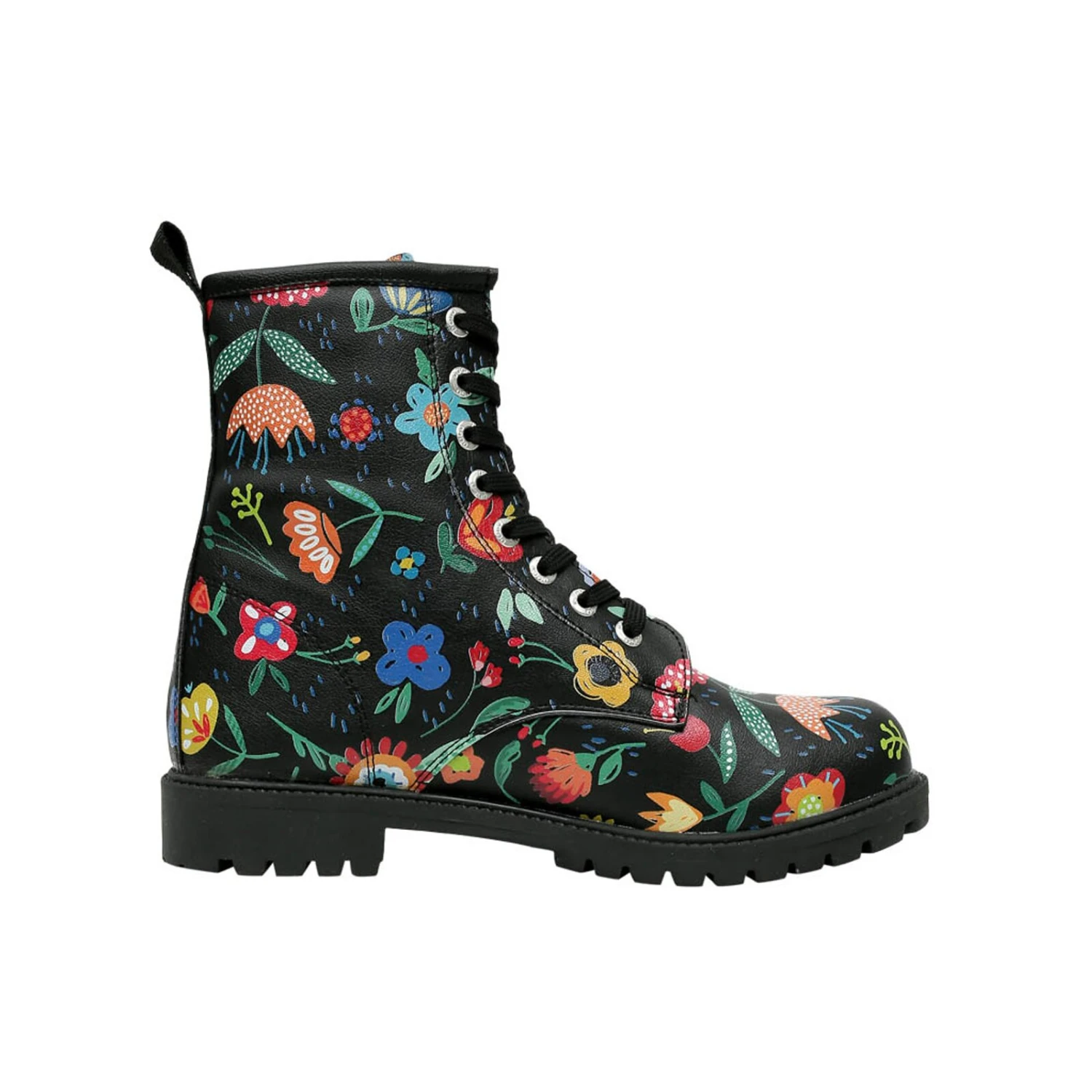 DOGO Boots - Flower & Birds BLACK 3 DOGO Boots - Flower & Birds BLACK – Bild 3